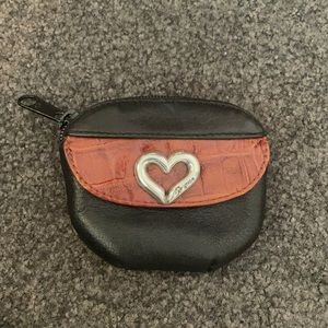 Brighton black and brown coin purse